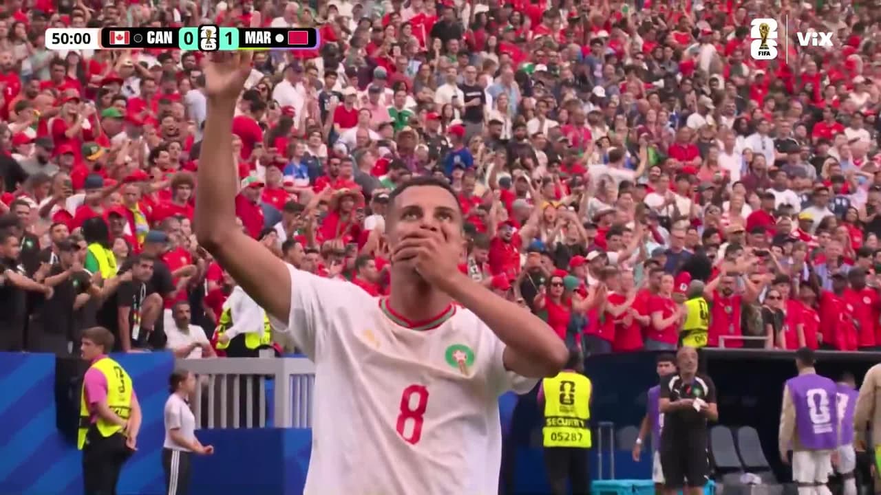 ¡Golazo de Marruecos! Azzedine Ounahi la manda a la esquina del arco