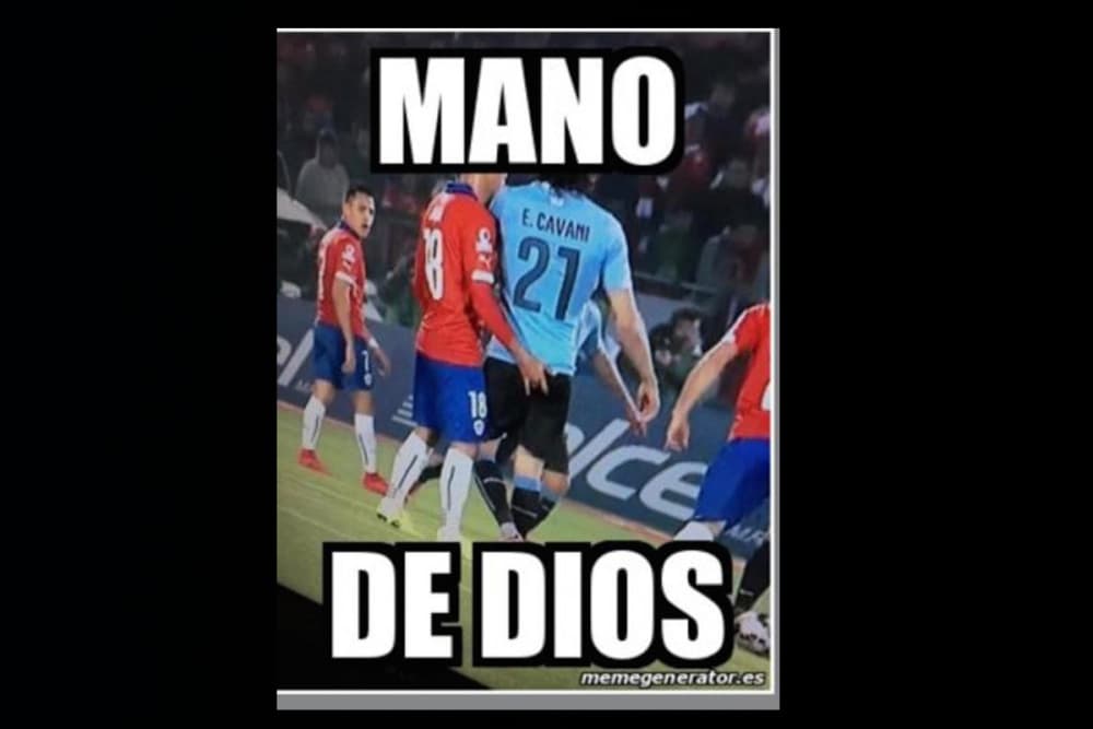 Y cómo olvidar aquel episodio entre Edison Cavani y Gonzalo Jara en Copa América.