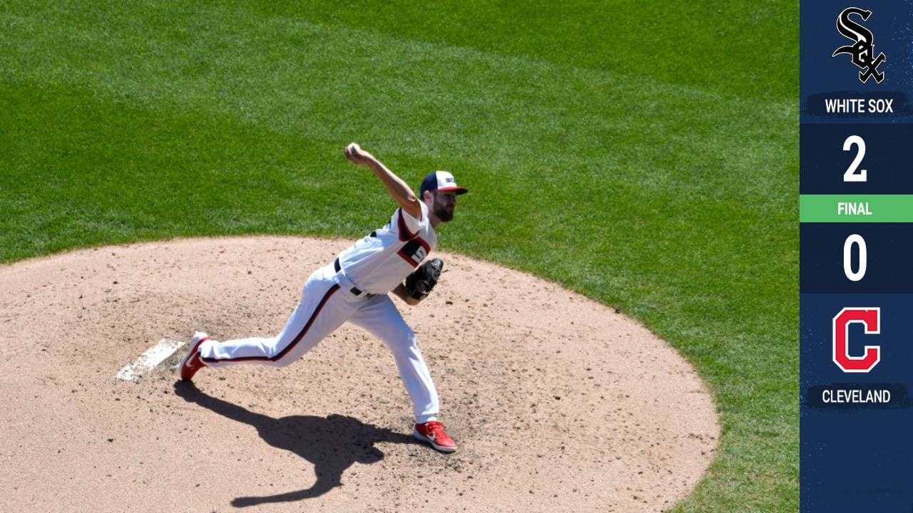 Lucas Giolito entregó pelota de cinco imparables hasta la octava entrada para conseguir su sexta victoria consecutiva, mientras que Tim Anderson respaldó su labor con un jonrón, para guiar a los Chicago White Sox a una victoria por 2-0 sobre los Cleveland Indians este domingo.