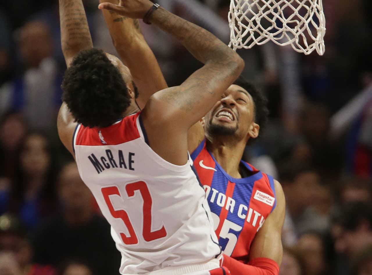 Pistons somete fácil a los Wizards