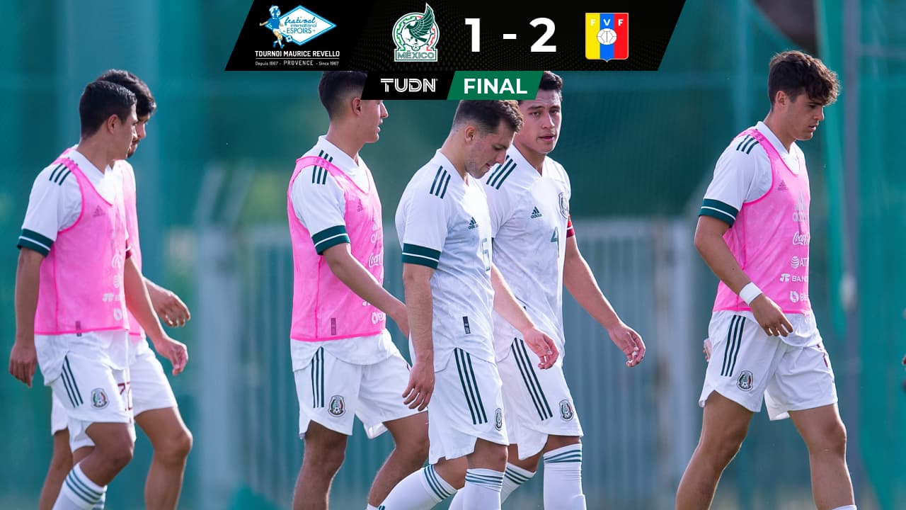 Venezuela frena a México Sub-21 en el Torneo Maurice Revello de Toulon
