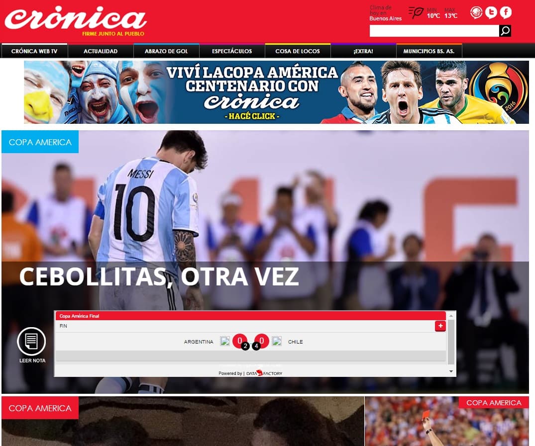 Así reaccionó la prensa tras el título de Chile