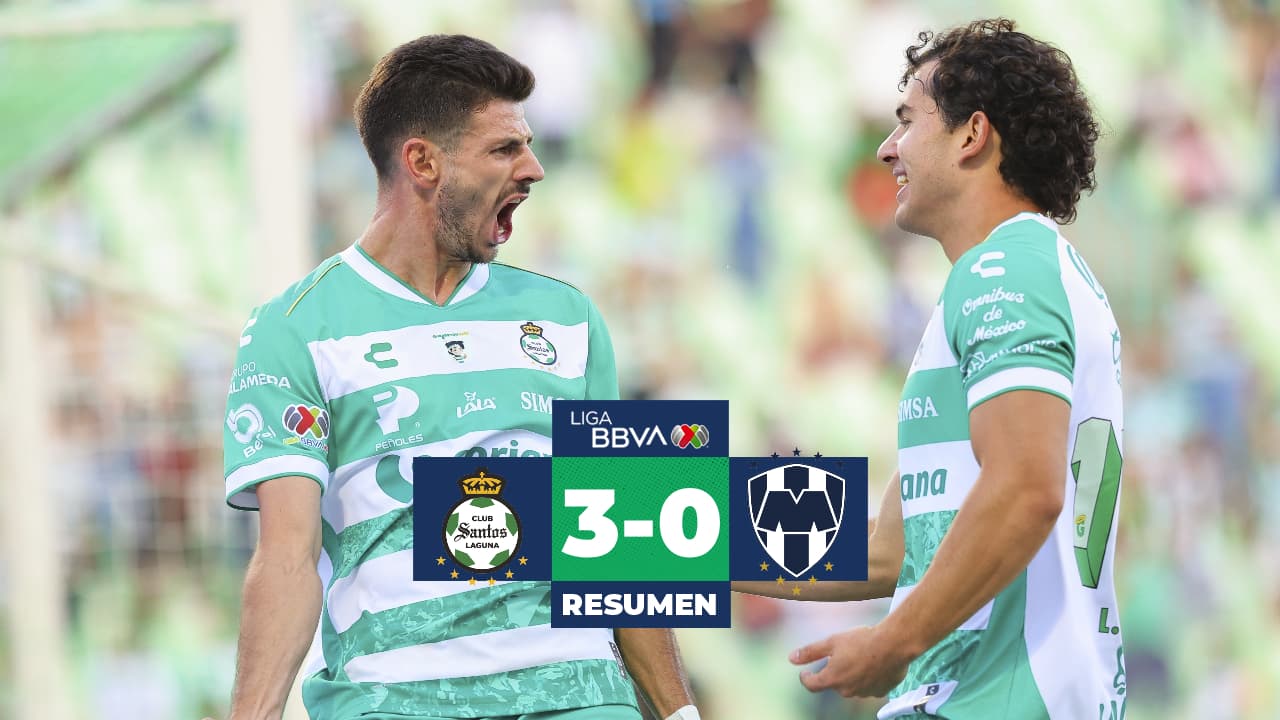 Santos rompe mala racha ante Monterrey se despide con victoria del Clausura 2026