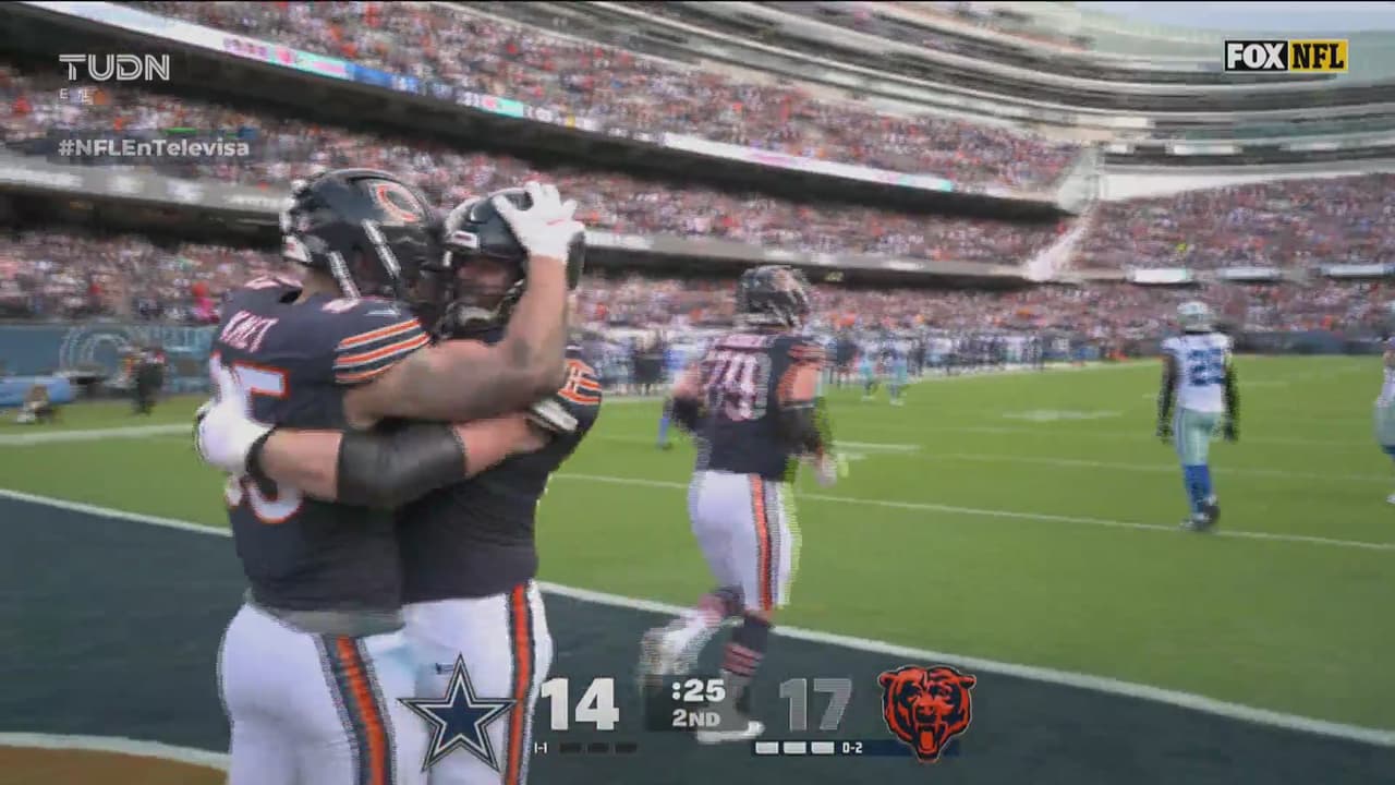 Bears retoma ventaja con el pase de anotación a su ala cerrada Kmet