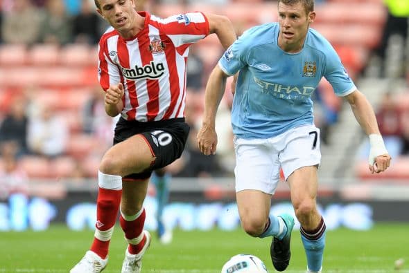 Otro encuentro a destacar fue la visita del millonario Manchester City al Sunderland.