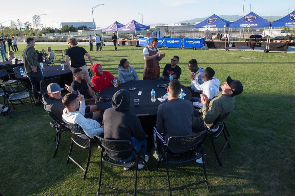 Todo buen asado está cargado de chistes y anécdotas, y el de 'camp Almeyda' no fue la excepción.