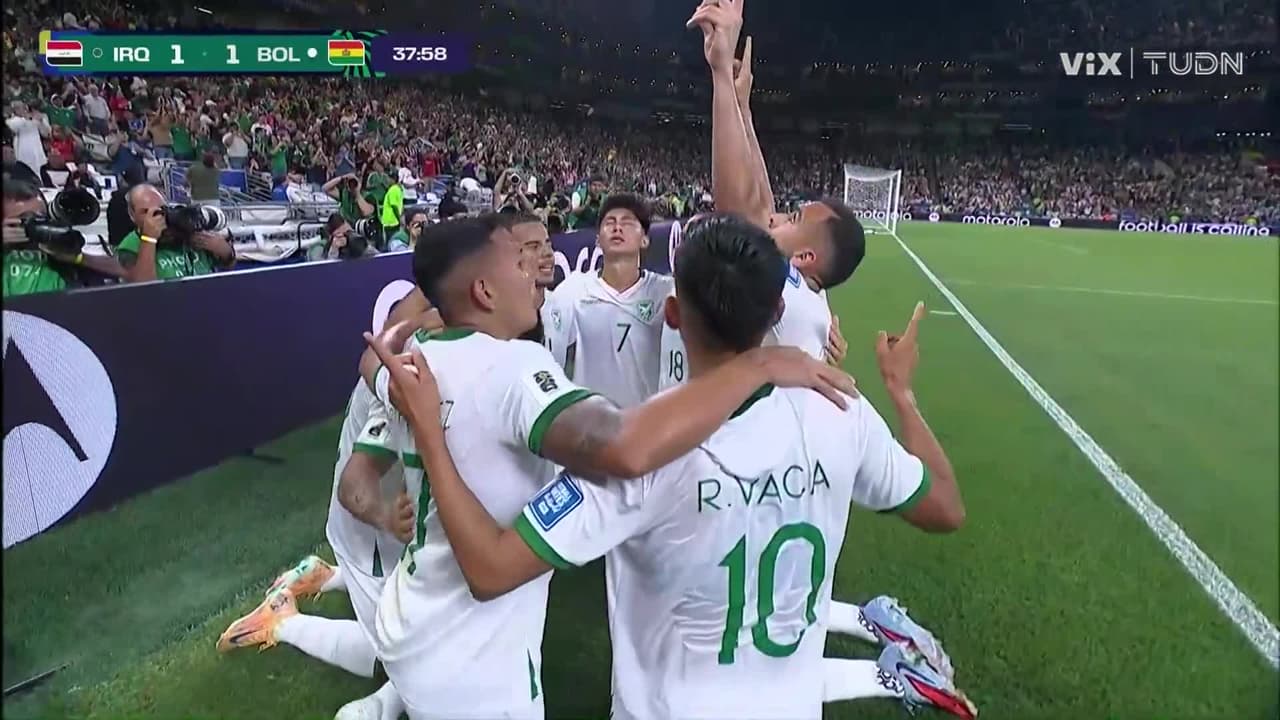 ¡Bolivia empata el partido 1-1 vs. Irak! Moisés Paniagua liquida al guardameta Basil
