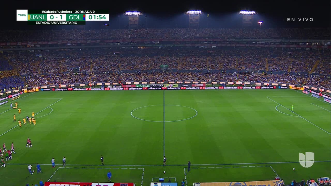 ¡GOOOL! Gilberto Sepúlveda anota para Guadalajara.