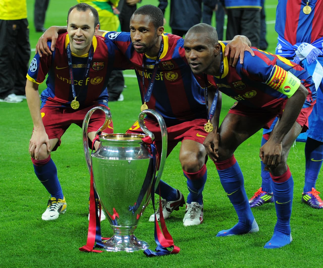 Los triunfos internacionales volvieron en el 2011 con la Champions League. En el transcurso de ese tiempo el equipo de Iniesta ganó la Liga y la Supercopa de España.