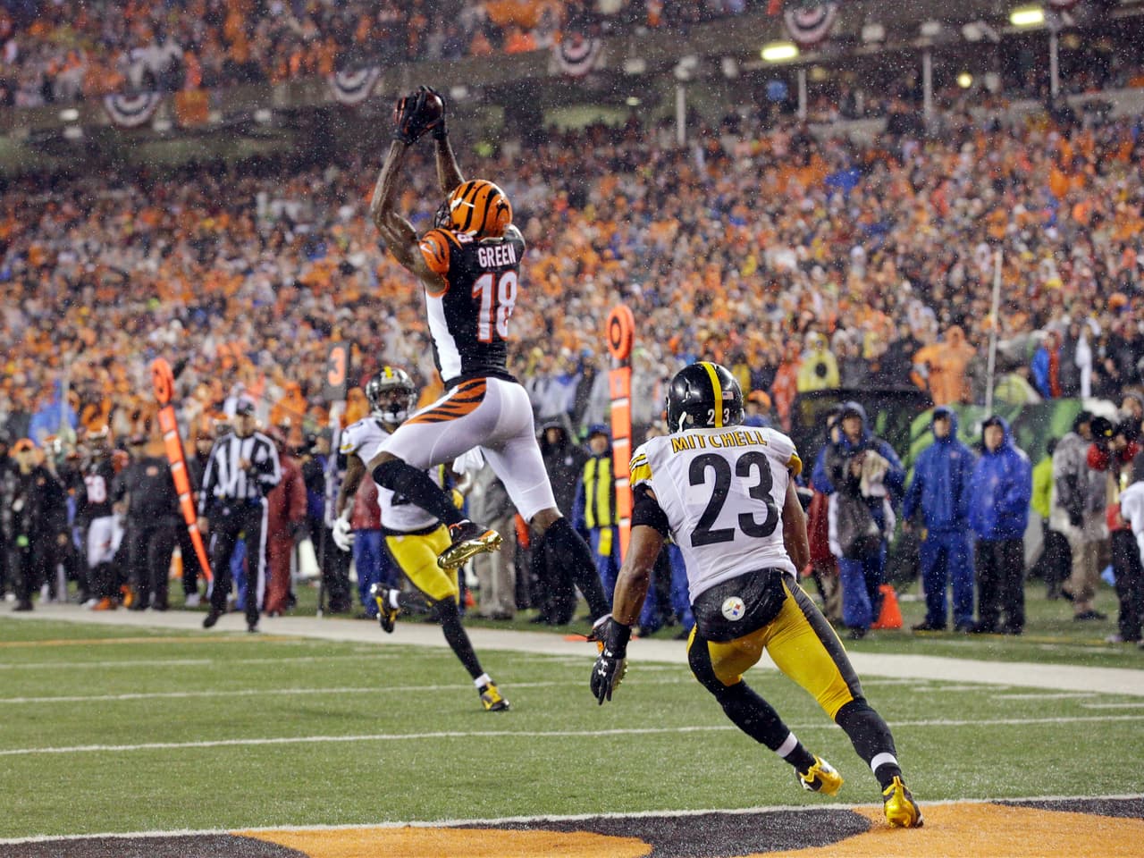 WR A.J Green de Cincinnati Bengals. 2o. equipo Allen Robinson de Jacksonville