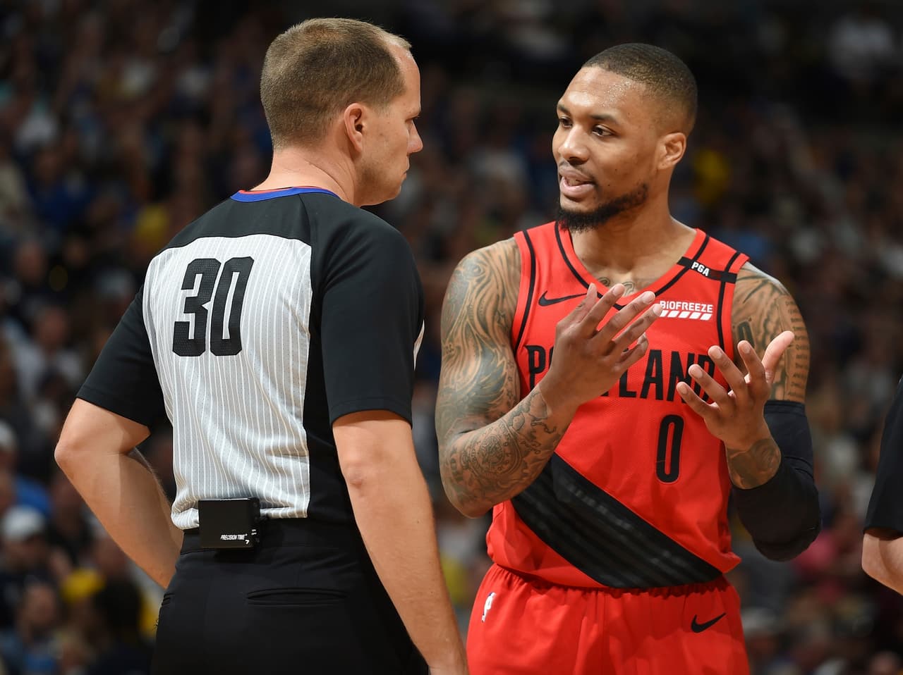 Lillard participó 45 de 48 minutos posibles en el este séptimo y decisivo juego de la serie ante los Denver Nuggets, el segundo sembrado del Oeste, que ahora se va eliminado.