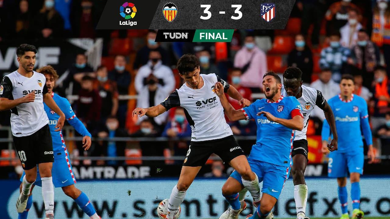 Herrera entró a sufrir un empate de locos en Mestalla