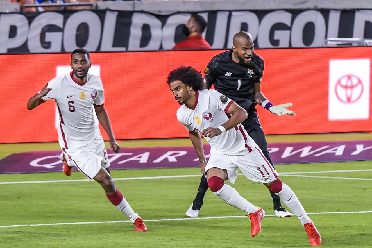 Akram Afif abrió el marcador al minuto 48 para darle la ventaja a Qatar.