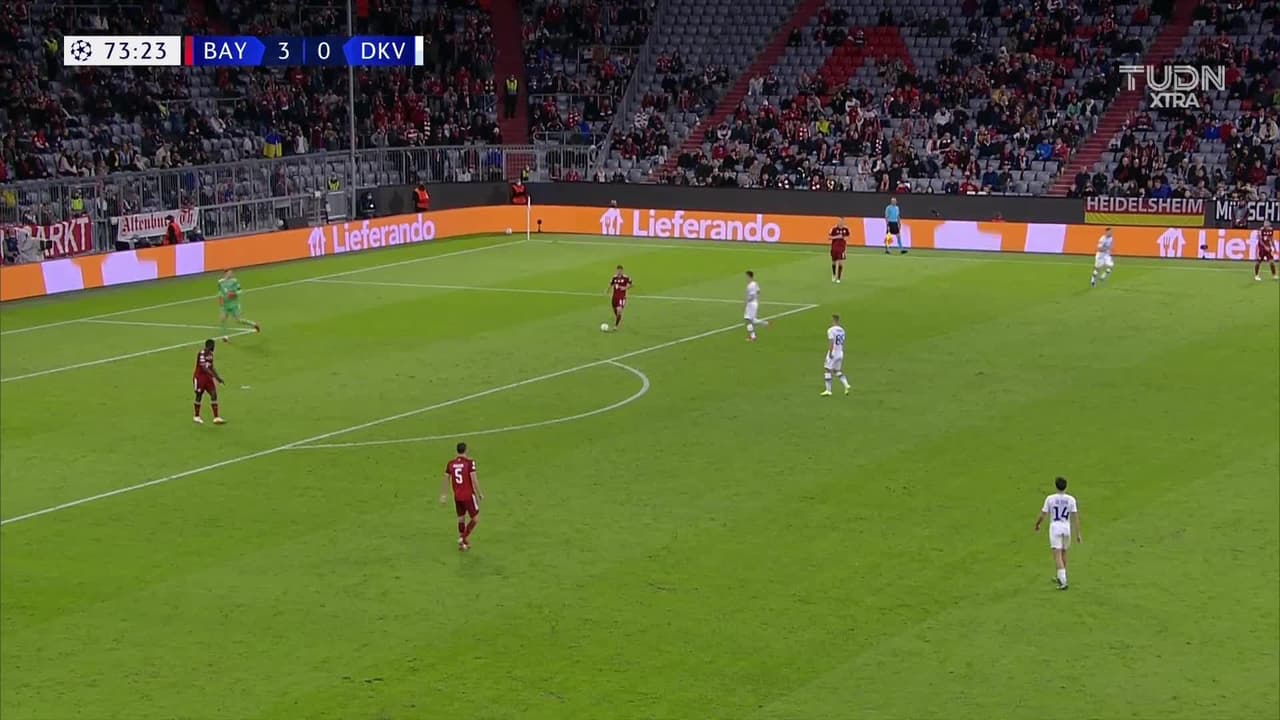 ¡Qué golazo! Sané puso el 4-0 del Bayern Munich con un fogonazo
