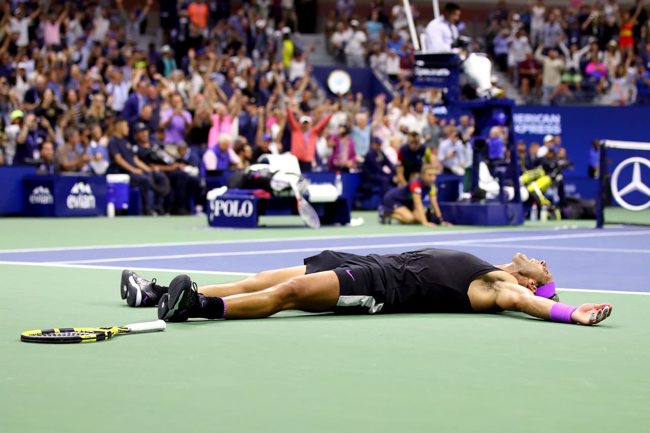 Sufrido partido para el español que termina con lágrimas de felicidad tras vencer a Medvedev.