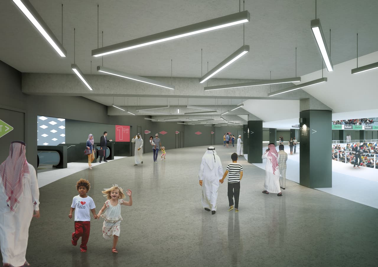 El Comité Supremo de Entrega y Legado (SC, por sus siglas en inglés) dio a conocer los diseños de uno de los siete escenarios que recibirán el certamen.