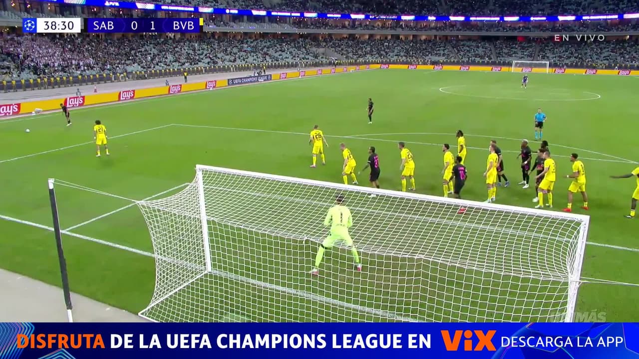 ¡A qué golazo nos acaba de regalar el Sabah en Champions vs. Dortmund!