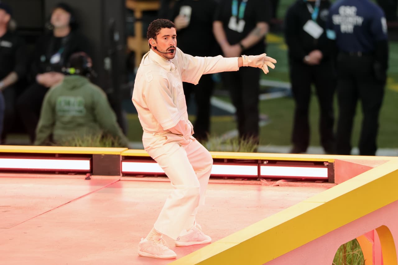 Bad Bunny, artistas principal en el show del medio tiempo del Super Bowl LX en Levi's Stadium.