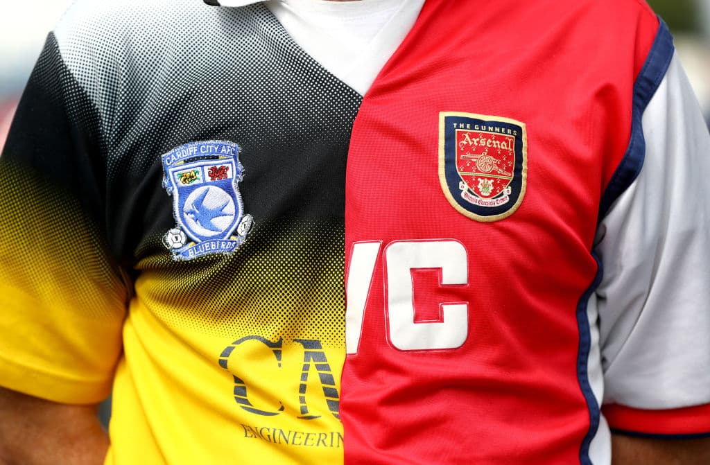Aún aspi, para algunos en Gales la preferencia estuvo repartidaa en medio de la popularidad histórica del Arsenal.