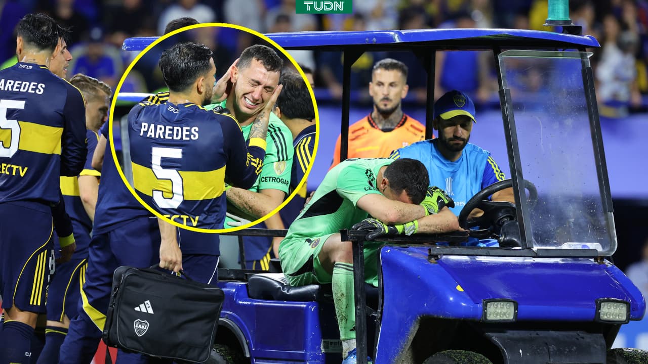 Marchesín rompe en llanto tras lesionarse de gravedad con Boca Juniors