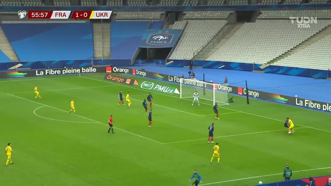 Autogol de Kimpembe y Ucrania ya le empató a Francia