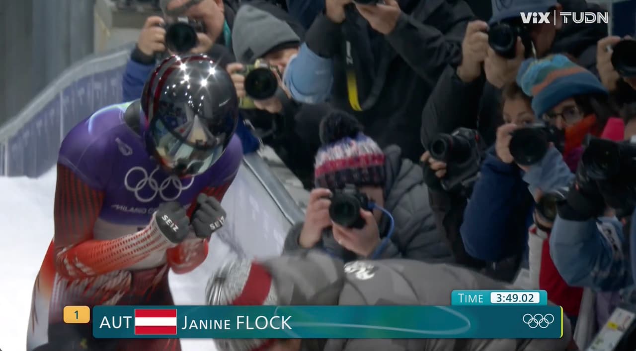 Janine Flock le arrebata el oro a las alemanas en skeleton