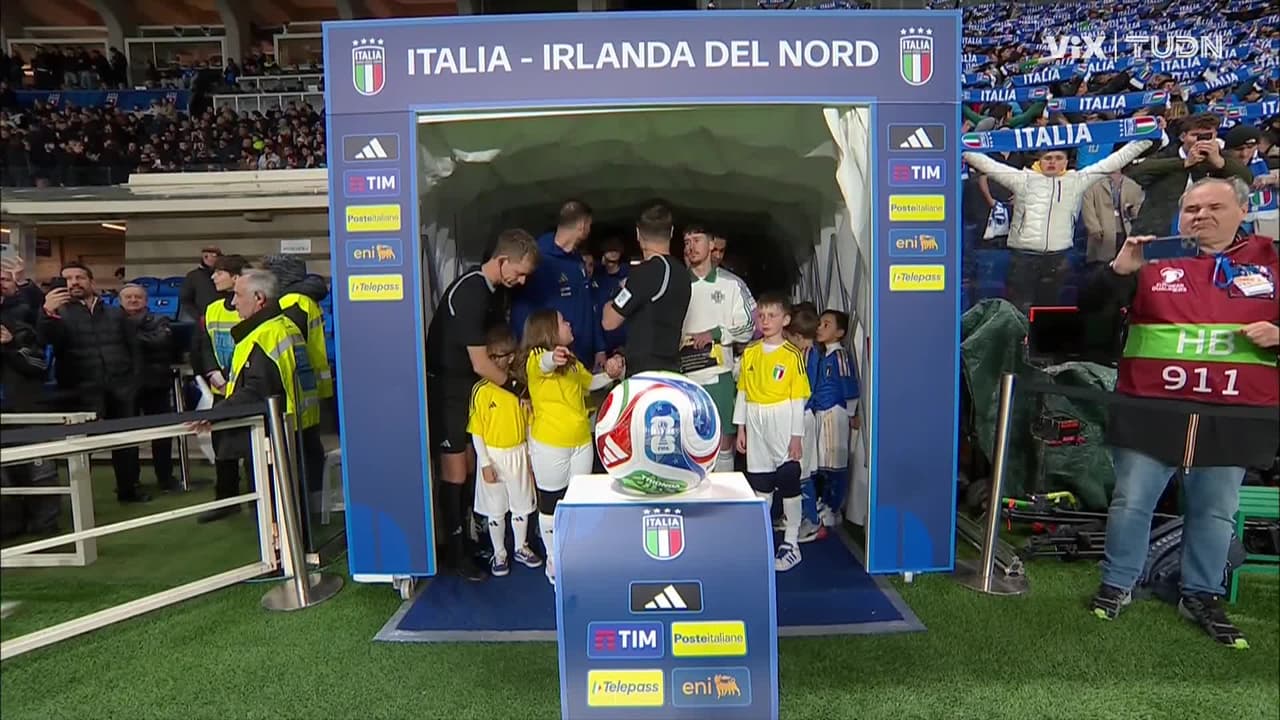 ¡Inicia la transmisión! Italia vs. Irlanda del Norte desde Bérgamo