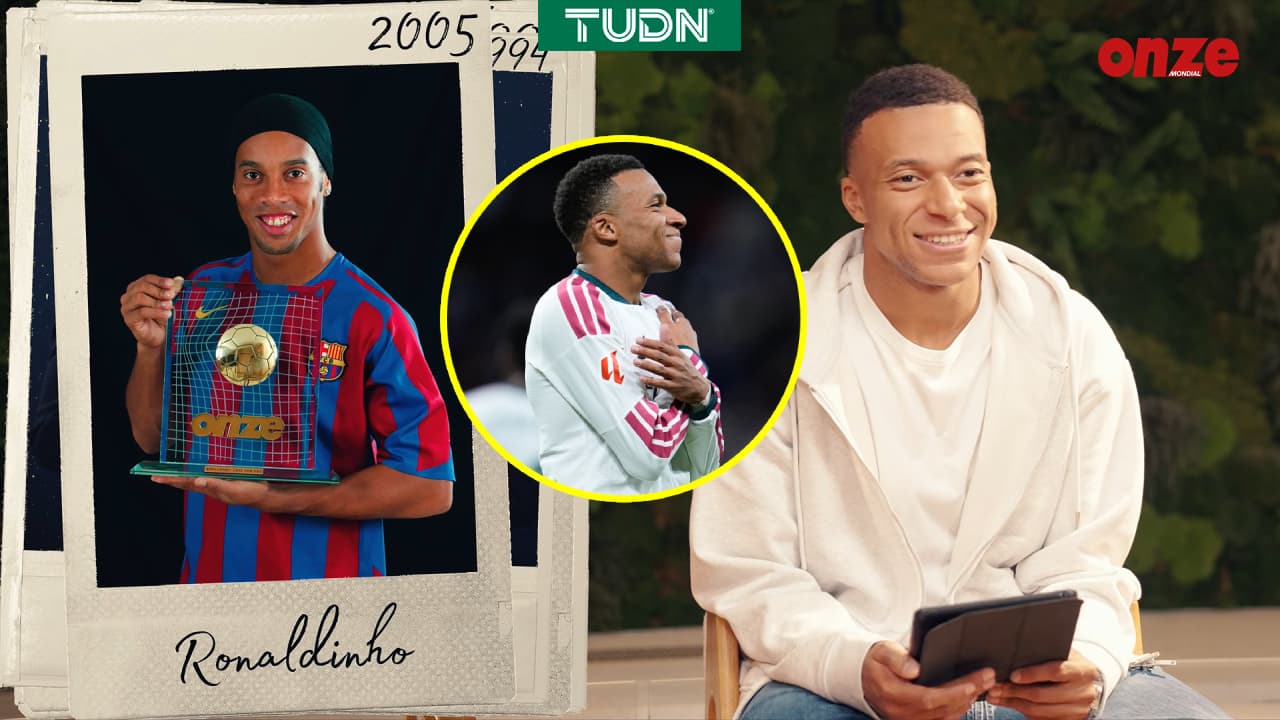 Mbappé se sincera sobre Cristiano, Messi, Ronaldinho y más