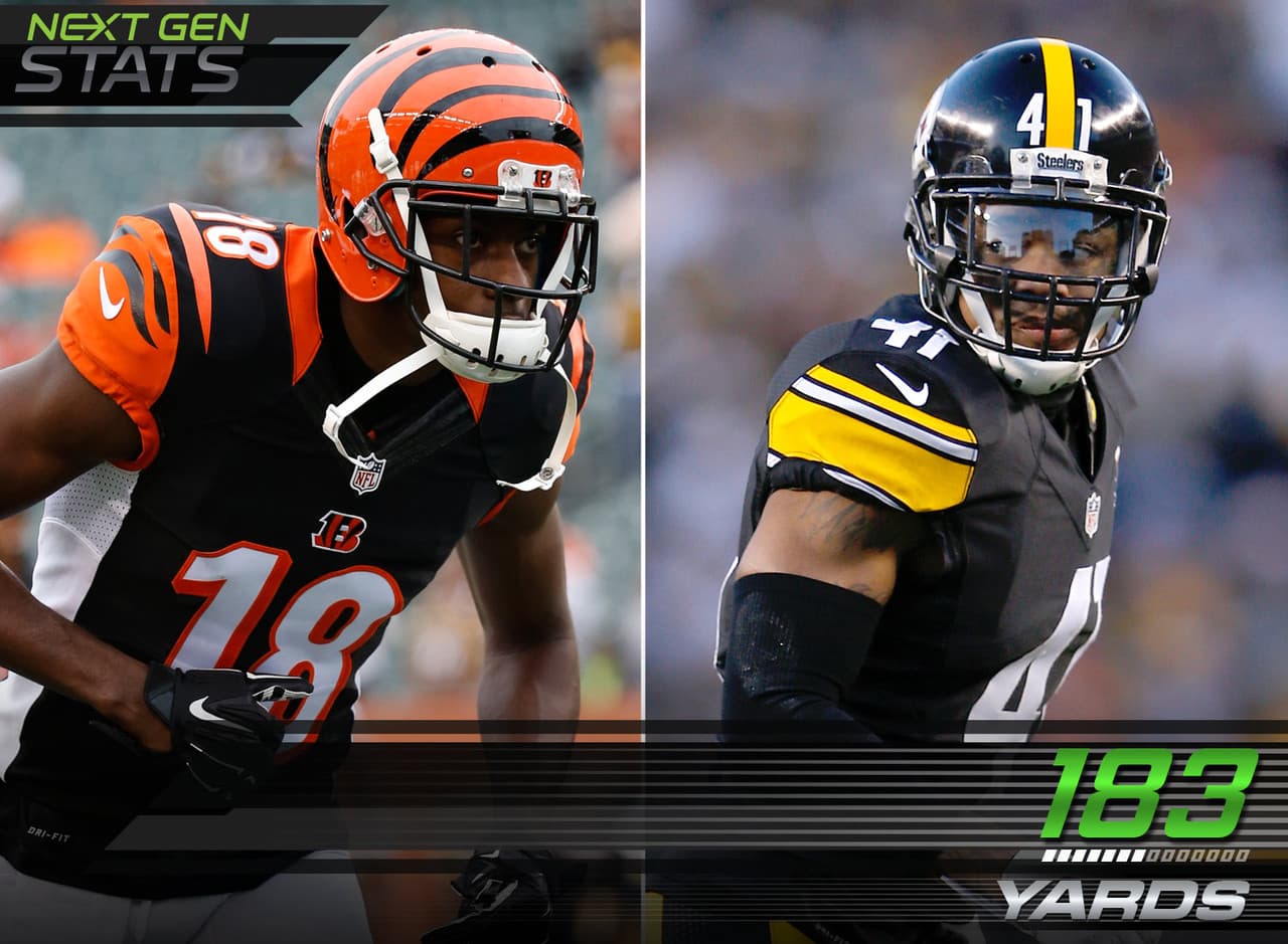 7.- A.J. Green vs. Antwon Blake.- A.J. Green, quien dominó a Antwon Blake con 10 recepciones en 13 balones lanzados a su dirección para 183 yardas y un touchdown en sus dos enfrentamientos durante la temporada regular, no pudo atrapar el ovoide en tres envíos a su zona con Blake cubiréndolo en el juego de la Ronda de Comodines.