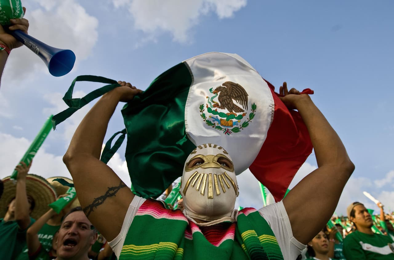 Las máscaras son un atuendo típico en los fanáticos mexicanos en los Mundiales de fútbol, pero en Rusia 2018 fueron prohibidas. Acá algunas de las que han pasado en medio del apoyo de los hinchas.