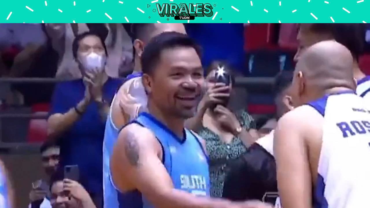 ¡A la NBA! Pacquiao asombra con triple en juego de estrellas