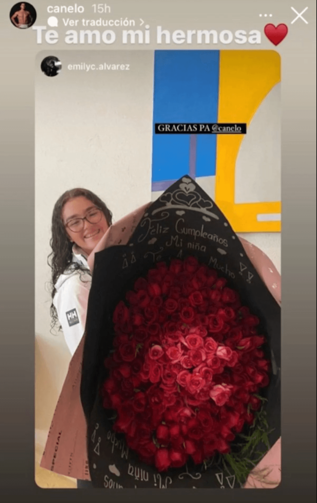 Algo que Canelo ha sabido recompensar con mucho amor y con uno que otro detalle muy especial.