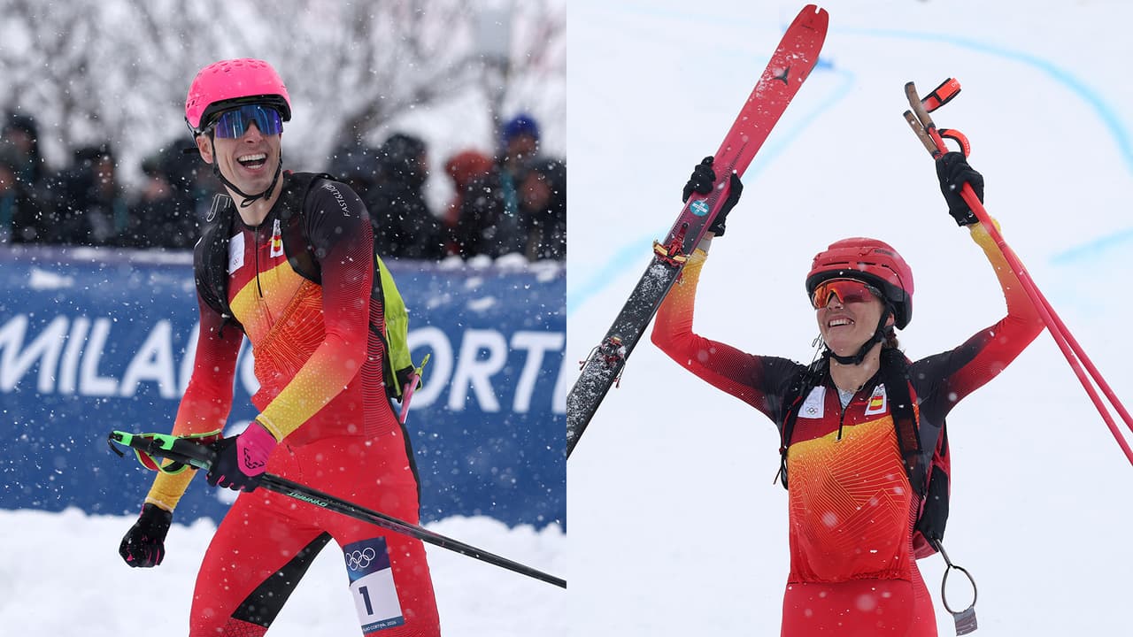 España se sube al podio en los primeros eventos de esquí de montaña en Juegos Olímpicos