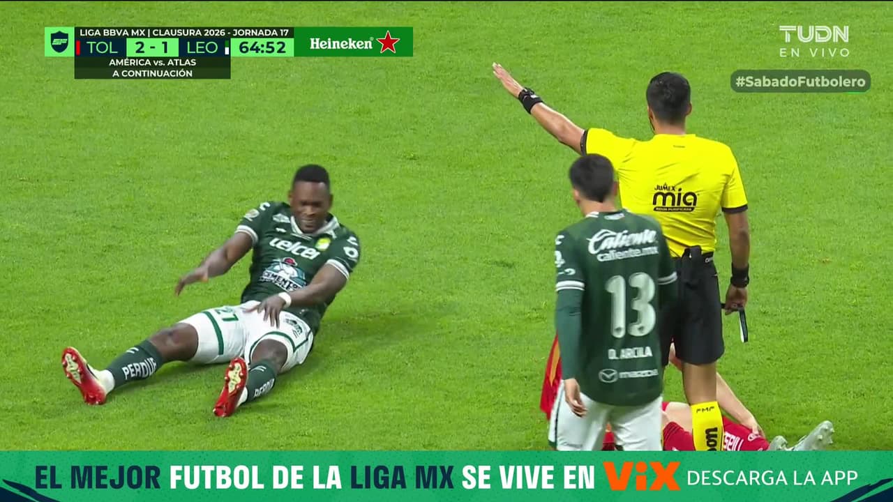 ¡Adiós a Briseño! Segunda amarilla para el Pollo por dura entrada sobre Cambindo y lo echan