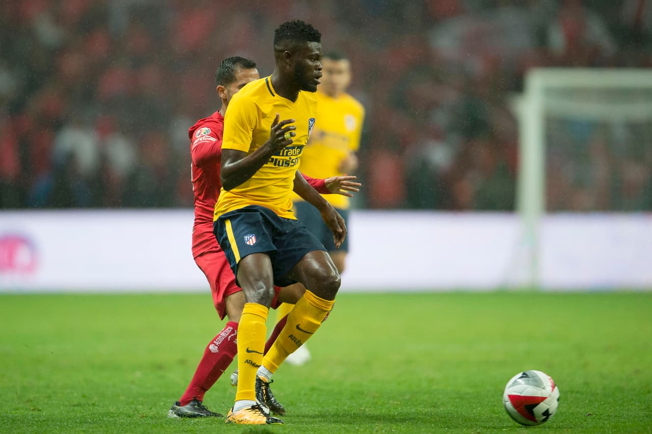 Thomas Partey fue uno de los que entró en el entretiempo para jugar los segundos 45 minutos.