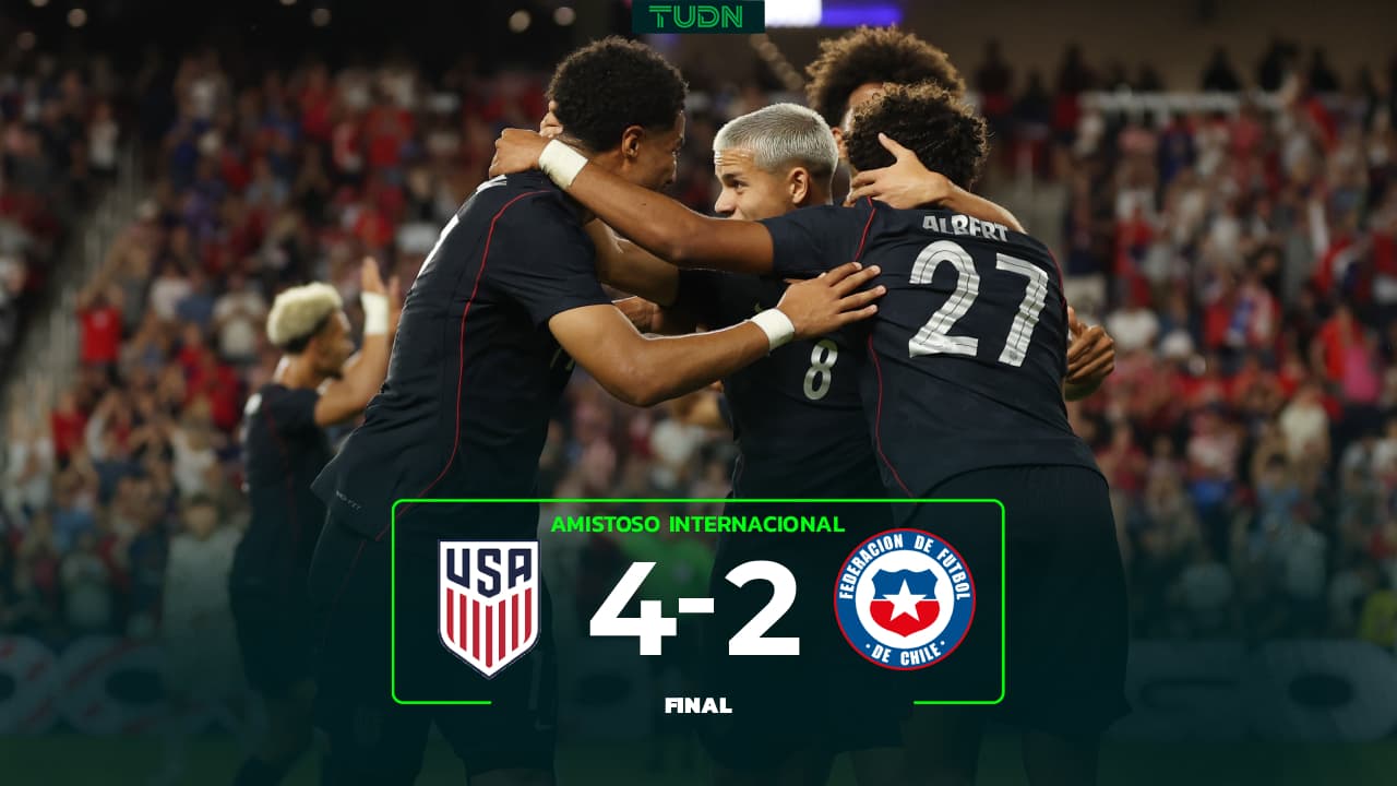 Estados Unidos golea a Chile previo al duelo ante México