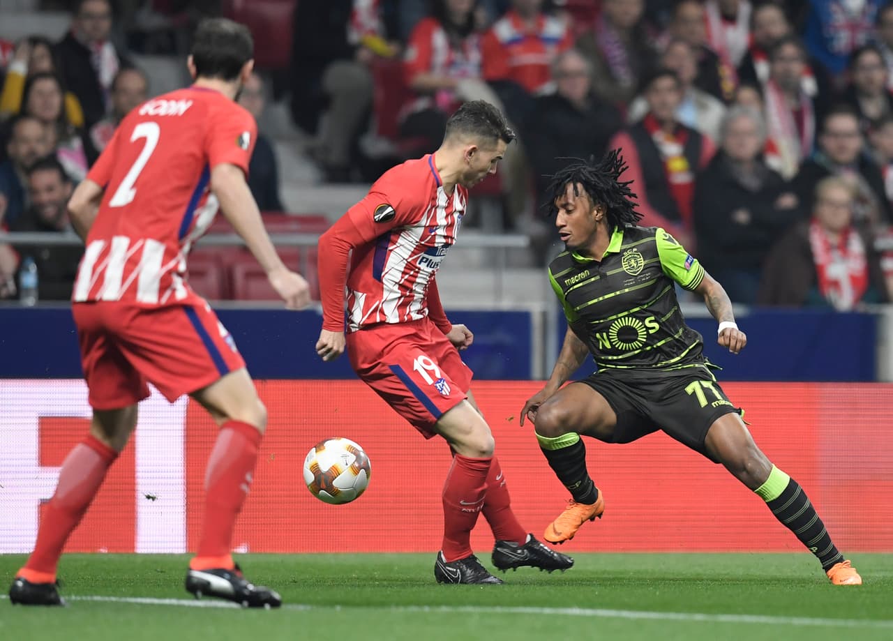 Minutos después el turno fue para Gelson Martins, pero a pesar de tener una buena posición para rematar, su disparo salió casi sin fuerza y al centro donde Jan Oblak controló con facilidad.