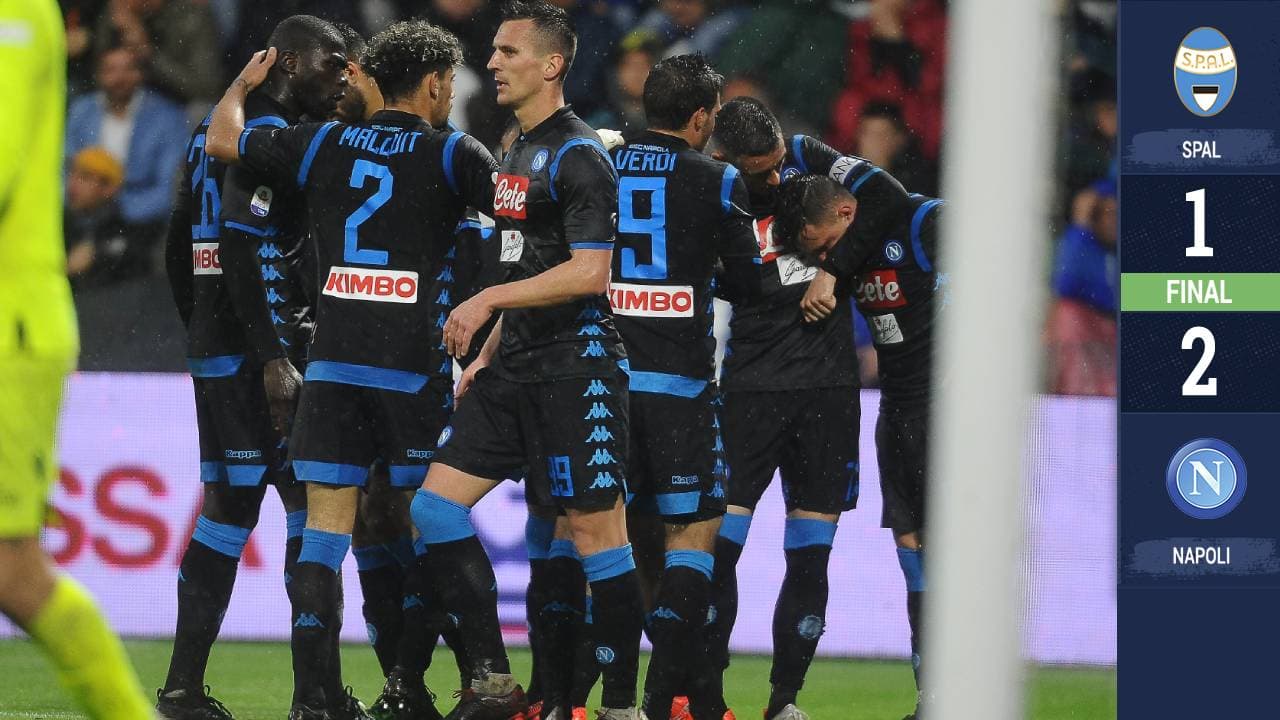 El cuadro napolitano logró tres puntos en calidad de vsitante.