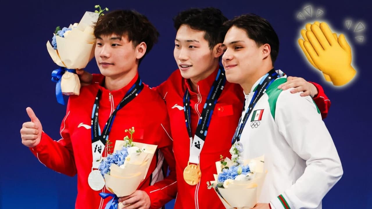 Osmar Olvera gana bronce en la Súper Final de la Copa del Mundo de Clavados