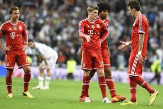 Al Bayern le faltó suerte ante el Madrid.