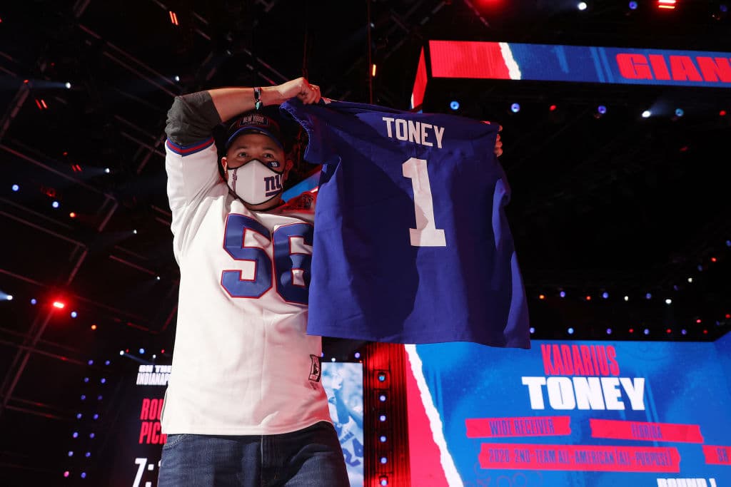 Pick 20 – New York Giants – WR Kadarius Toney.
<br>