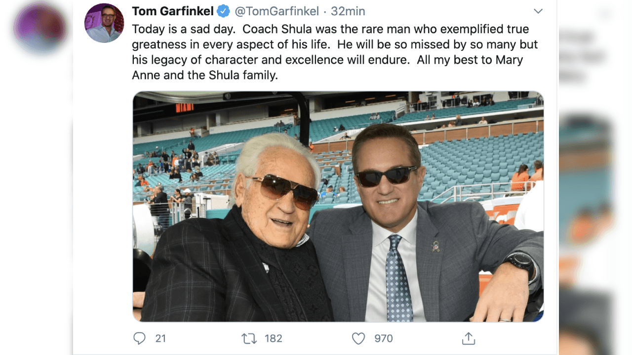 Inesperado fallecimiento de Don Shula conmociona al deporte y así reaccionan en redes sociales.