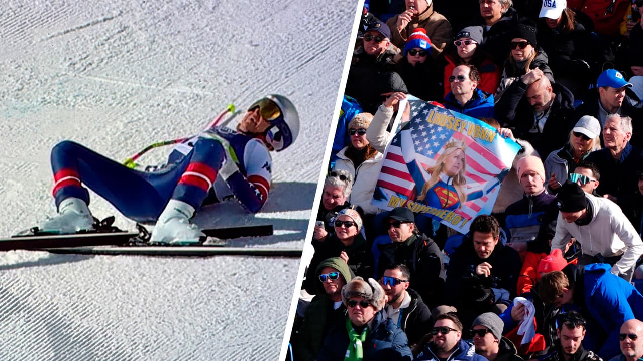 La aparatosa caída de Lindsey Vonn en el descenso del esquí apino