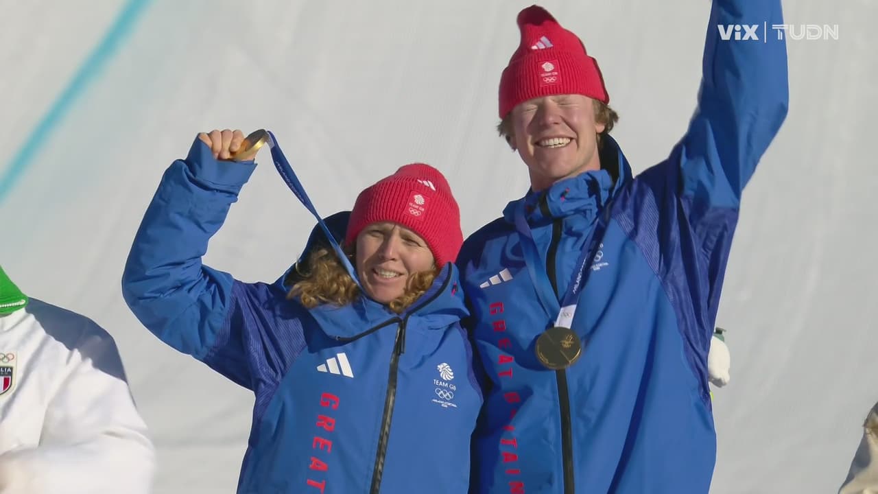 Oro para Gran Bretaña en relevos mixtos del snowboard cross