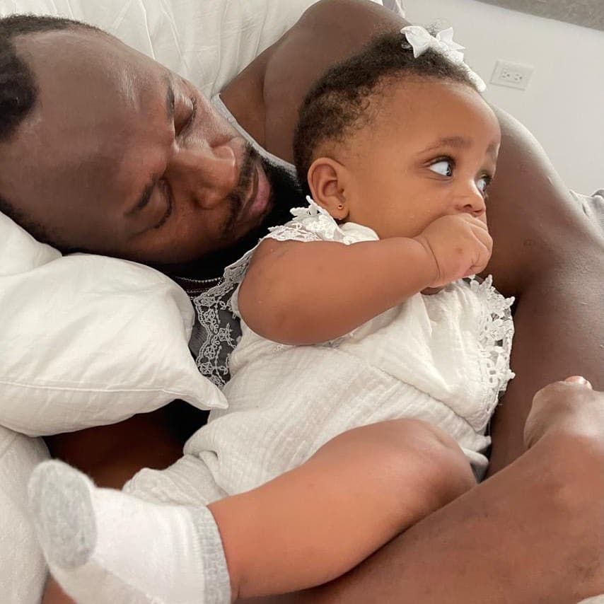 Bolt, de 34 años, es padre de una niña, Olympia Lightning, nacida en mayo de 2020.
