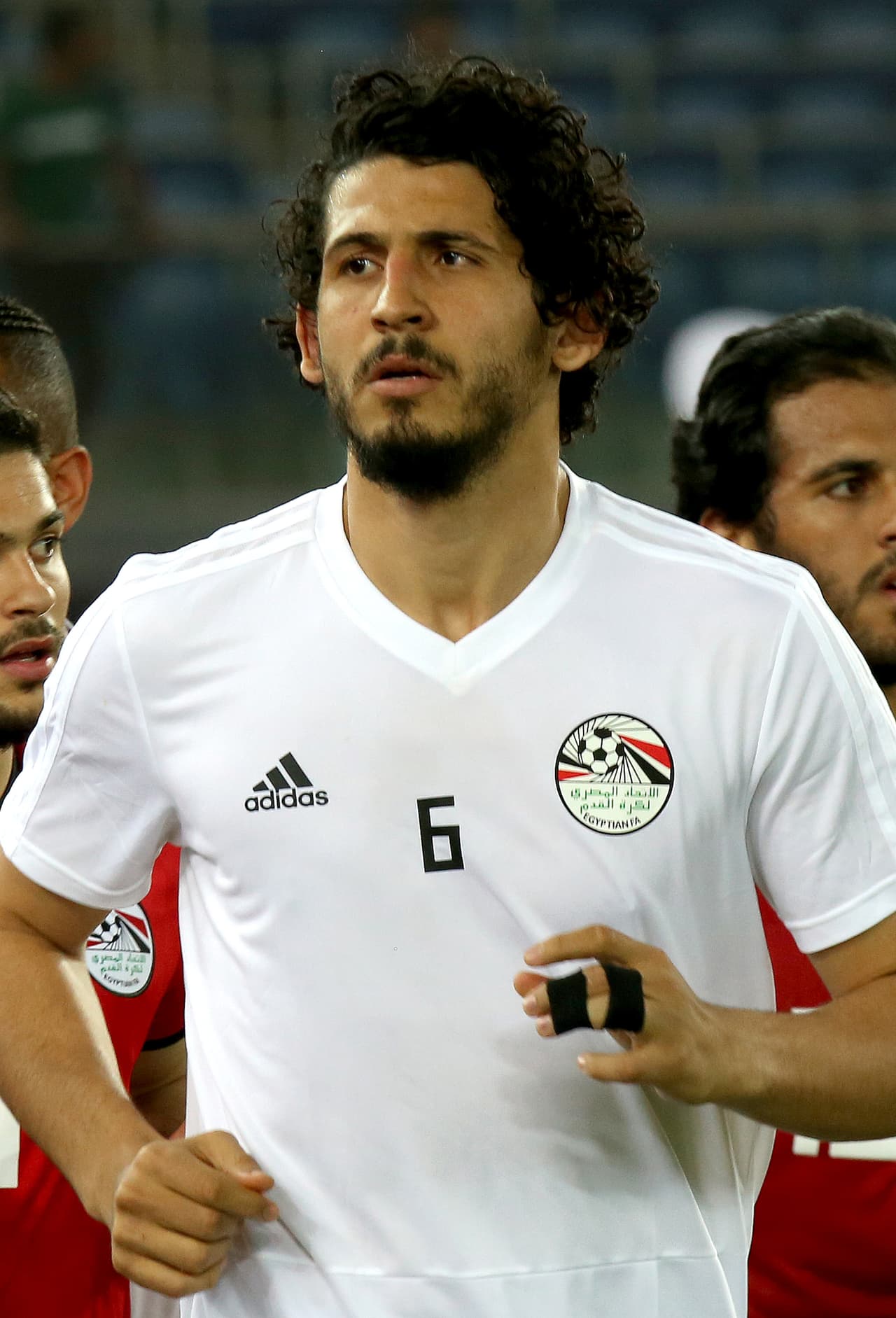 Hegazy Agmed es zaguero de Equipo, pesa 95 kilogramos y mi 1.94 metros para ser el referente de aquella selección.