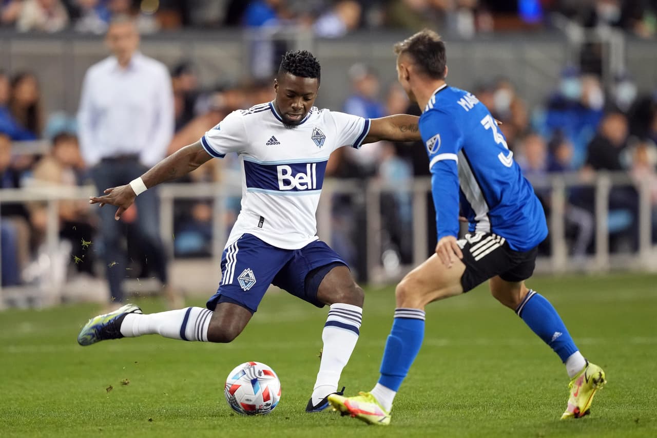 Cristian Dájome buscó marcar la diferencia en el encuentro frente al club del norte de California.
<br>