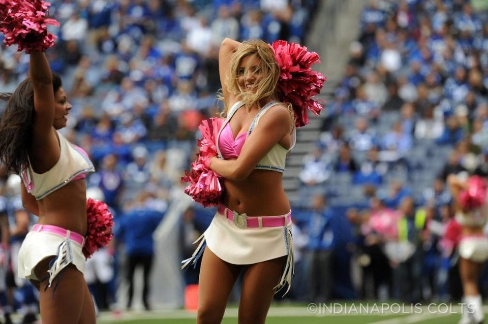 Checa esta belleza de las cheerleaders de los Indianapolis Colts (Foto: Indianapolis Colts)
