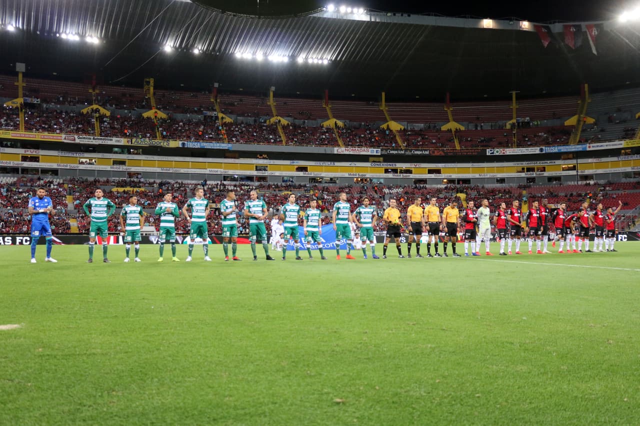 En total 20 mil 205 espectadores asistieron al Estadio Jalisco para el duelo entre Atlas y Santos por la Jornada 12 del Clausura 2019.