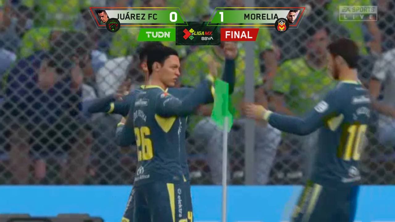 Morelia le pegó a Juárez de visita en eLiga MX